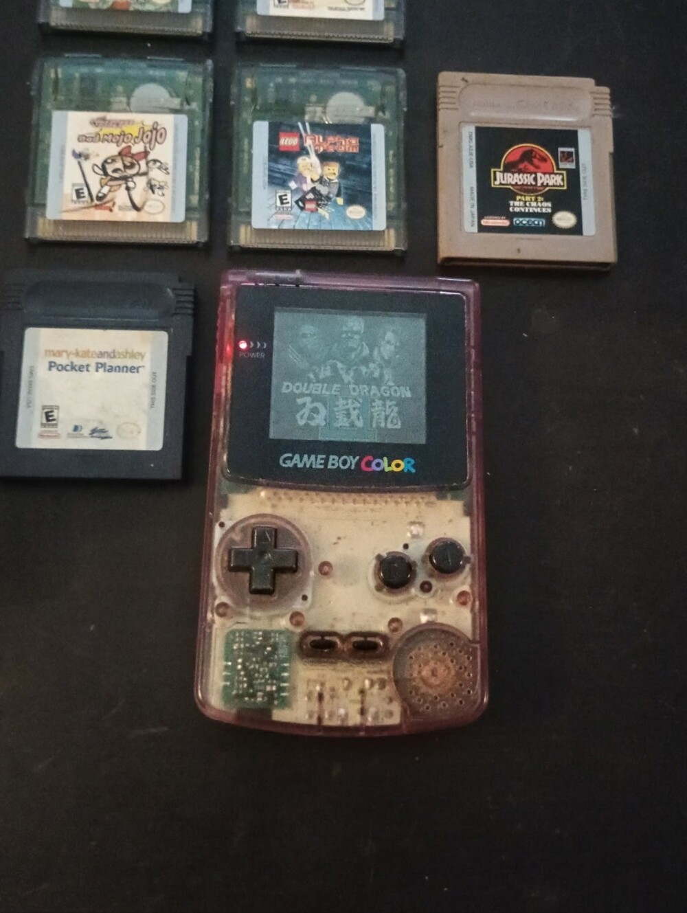 Nintendo Gameboy Color Atomic Purple Console Bundle - Picture 7 of 9